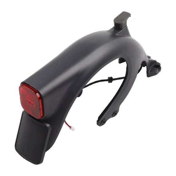 Rear Mudguard for Fender Guard for Ninebot Max G2 Electric Scooter with Taillight Bracket ABS Plastic Waterproof Mud Protection Black 31.7cm
