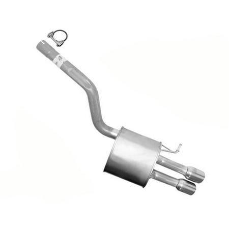 Rear Muffler Assembly With Clamp For Volkswagen Jetta 2.5L Wagon 2011-2012