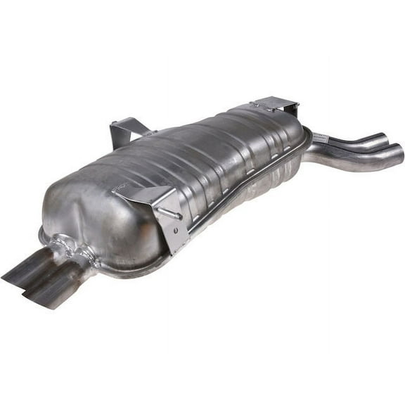 Rear Muffler - Compatible with 2001 - 2006 BMW 325Ci E46 Coupe 2.5L 6-Cylinder M54 2002 2003 2004 2005