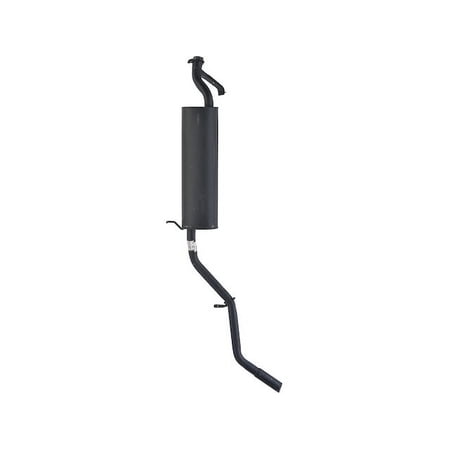 Rear Muffler - Compatible with 2003 - 2004 Nissan Xterra 4WD RWD 3.3L V6 Naturally Aspirated
