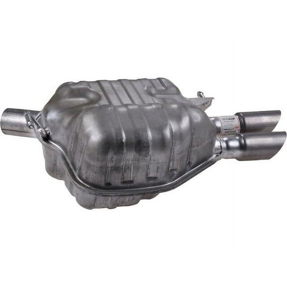 Rear Muffler - Compatible with 2009 - 2013 Audi A4 Base 2.0L 4-Cylinder Turbocharged 2010 2011 2012