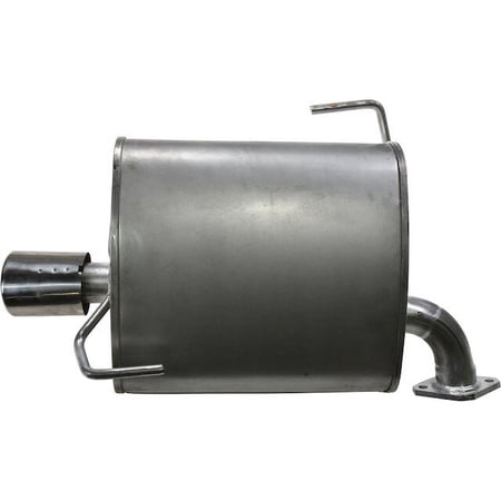 Rear Muffler - Compatible with 2010 - 2014 Subaru Legacy 2.5L H4 Naturally Aspirated 2011 2012 2013