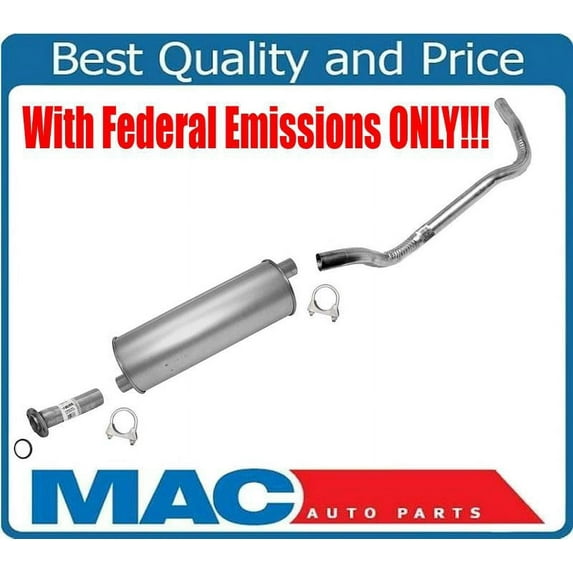 Rear Muffler for Toyota 4Runner 3.0L Federal Emissions After 8/91-1995