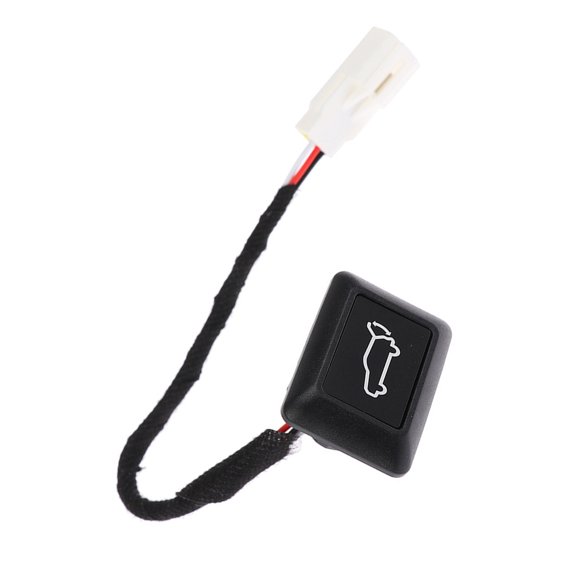 Rear Opening Control Button for Car Trunk, Tailgate Opener Assembly with Connector Cable, Measured 15 cm Vehicle Part for Repair Work