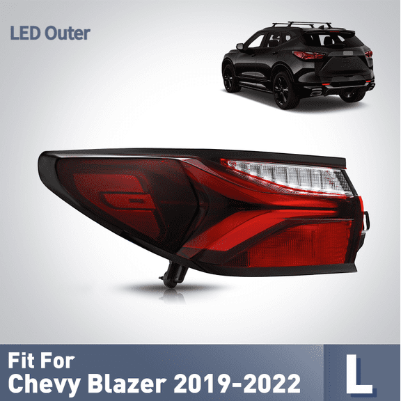 Rear Outer LED Tail Light Assy Brake Lamp For 2019-2022 Chevy Blazer Driver Side