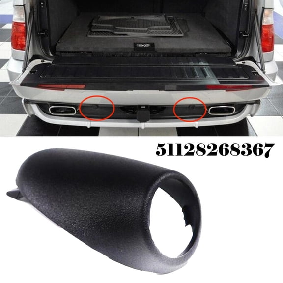 Rear PDC Sensor Outer Cover Trim for BMW X5 E53 2000 2006 51128268367 Compatible Replacement Part for OEM Sensor