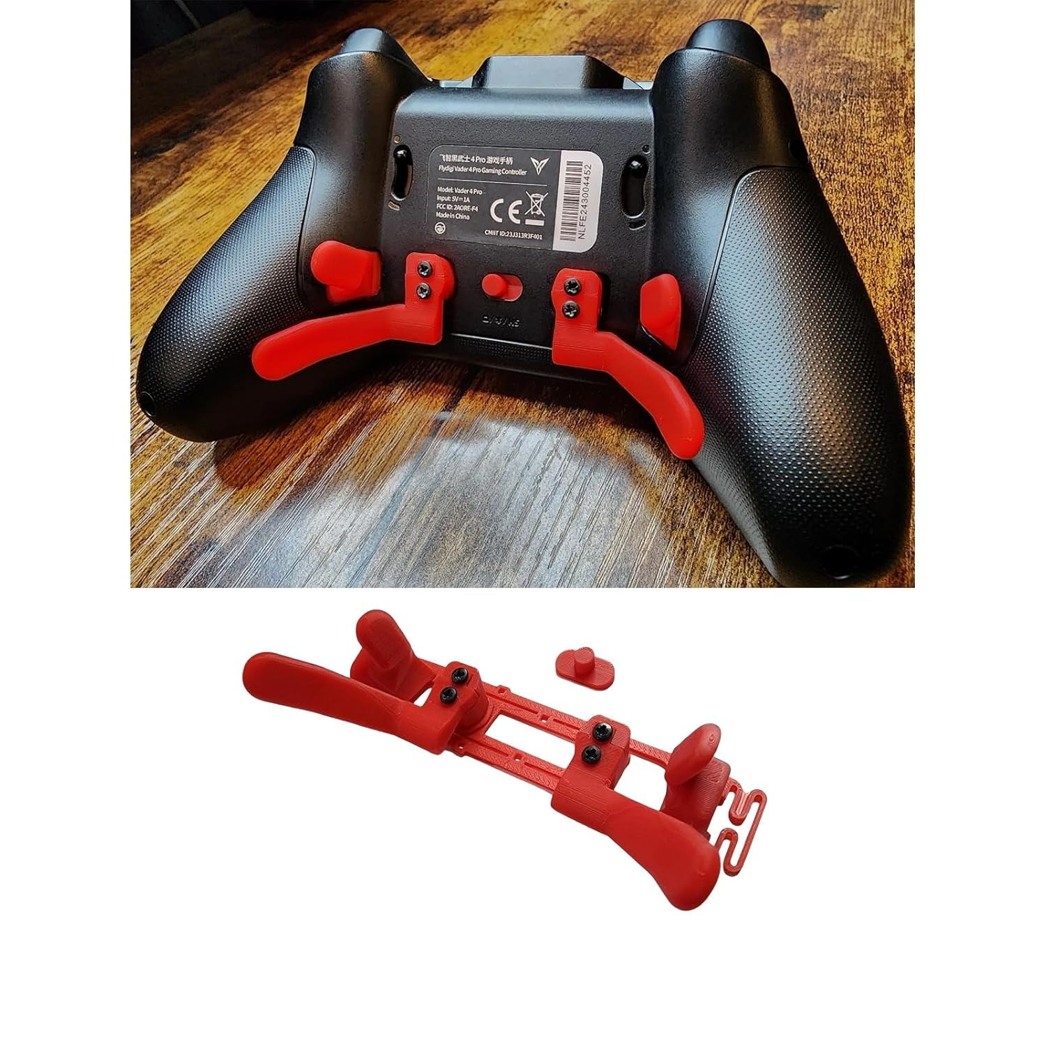 Rear Paddle Mod for FlyDigi Vader 3/4 Pro Controller | Ergonomic