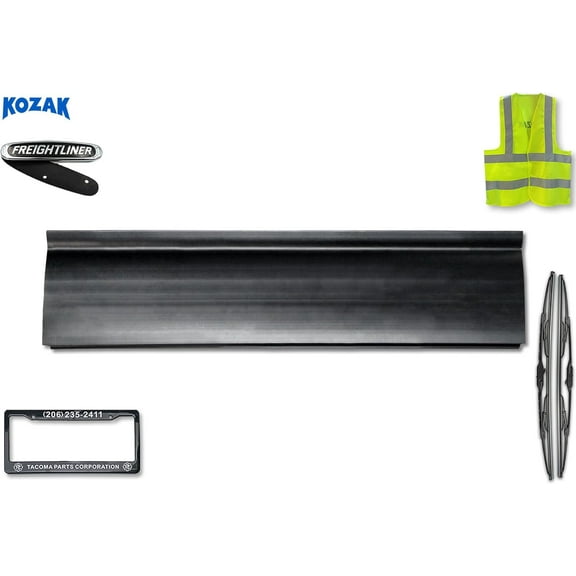 Rear Panel Stripe Short for Left Driver Side, Freightliner Cascadia 2008-2017