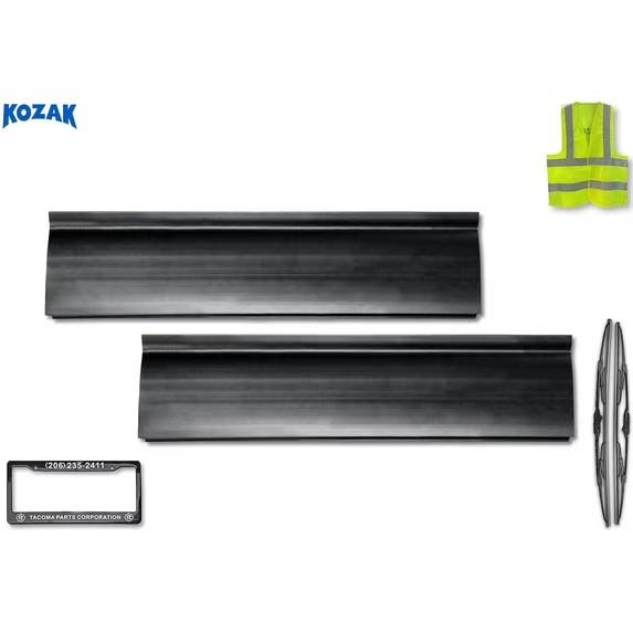 Rear Panels Stripes Short Set Compatible with Freightliner Cascadia 2008-2017