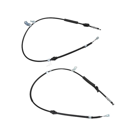 Rear Parking Brake Cable Set 2 Piece Set - Compatible with 1994 - 2001 Acura Integra Hatchback 1995 1996 1997 1998 1999 2000