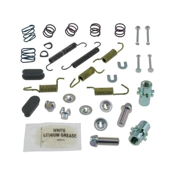 Rear Parking Brake Hardware Kit - Compatible with 1993 - 1996, 1998 - 2007 Subaru Impreza - Carlson