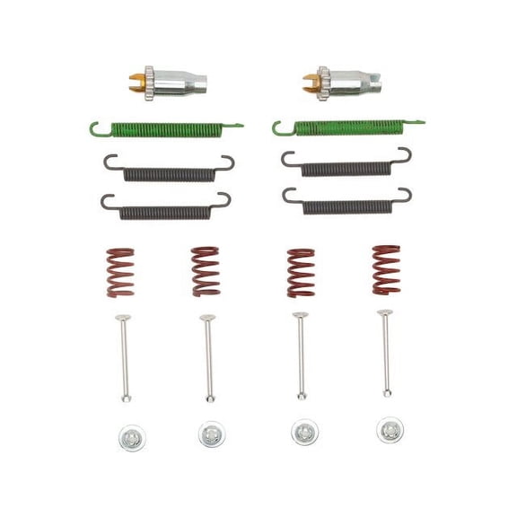 Rear Parking Brake Hardware Kit - Compatible with 1999 - 2010 Saab 9-5 - Dynamic Friction