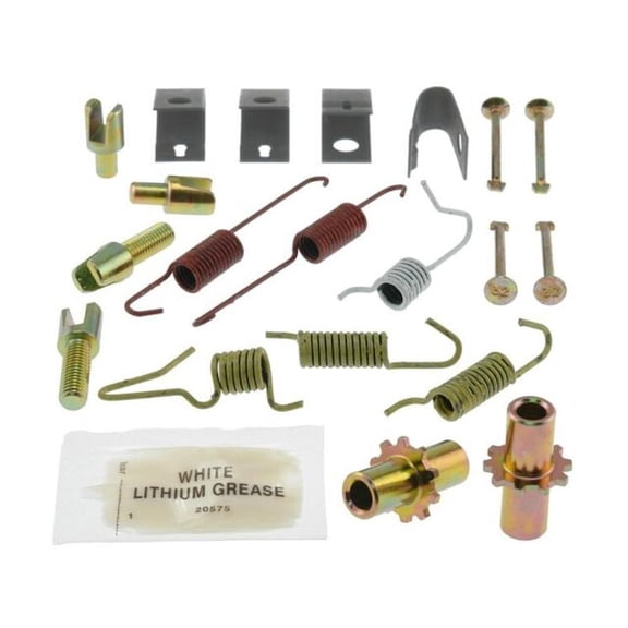 Rear Parking Brake Hardware Kit - Compatible with 2000 - 2005 Toyota Celica GTS 1.8L 4-Cylinder 2ZZGE 2001 2002 2003 2004