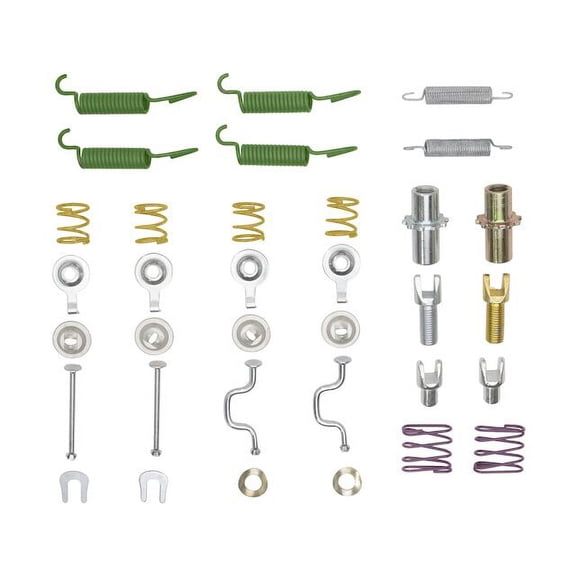 Rear Parking Brake Hardware Kit - Compatible with 2004 - 2010 Toyota Sienna 2005 2006 2007 2008 2009