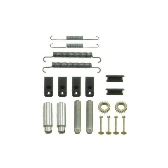 Rear Parking Brake Hardware Kit - Compatible with 2004 - 2015 Nissan TITAN 2005 2006 2007 2008 2009 2010 2011 2012 2013 2014