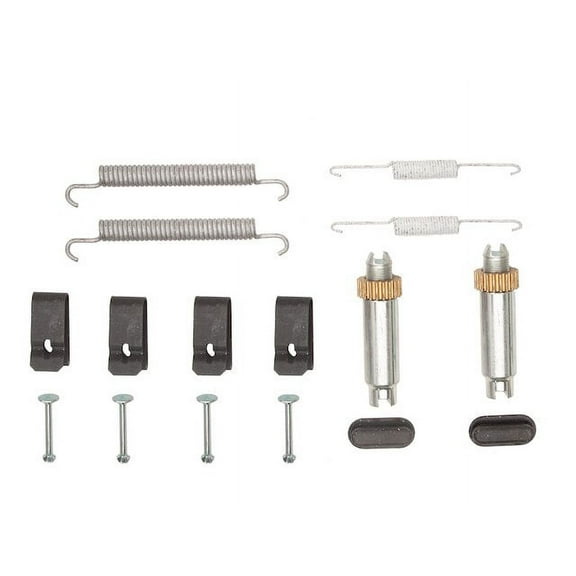 Rear Parking Brake Hardware Kit - Compatible with 2004 - 2015 Nissan TITAN 2005 2006 2007 2008 2009 2010 2011 2012 2013 2014