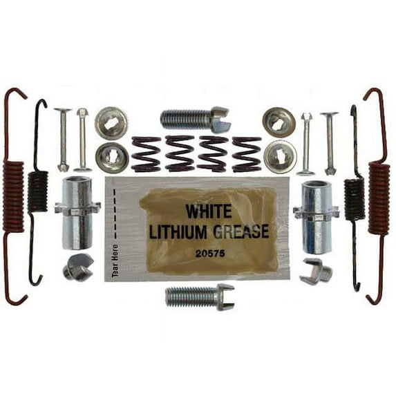Rear Parking Brake Hardware Kit - Compatible with 2012 - 2017 Chevy Traverse 2013 2014 2015 2016
