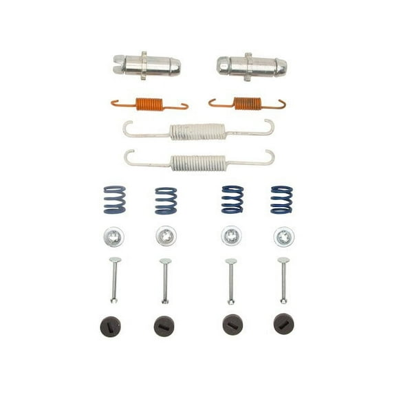 Rear Parking Brake Hardware Kit - Compatible with 2014 - 2018 Chevrolet Silverado 1500 - Dynamic Friction