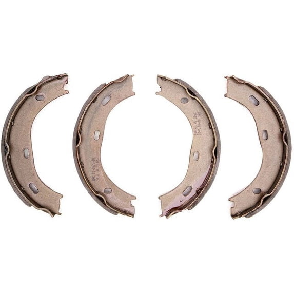 Rear Parking Brake Shoe Set - Compatible with 1978 - 1985 Mercedes-Benz 300CD - Dynamic Friction