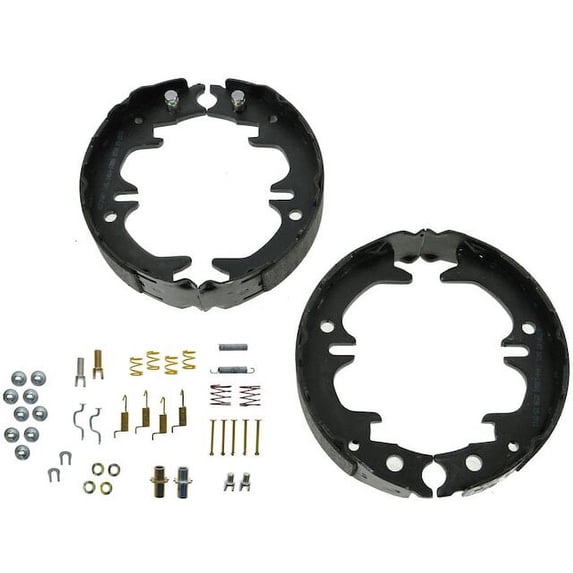 Rear Parking Brake Shoe Set with Hardware - Compatible with 2004 - 2006 ES330 2005