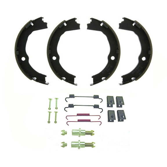 Rear Parking-Emergency Brake Shoes with Springs For 2010-2016 Cadillac SRX
