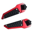 thumbnail image 1 of Rear Passenger Footpad Footboard Foot Steps Foldable Pedals Rests for Adv160 Red, 1 of 8