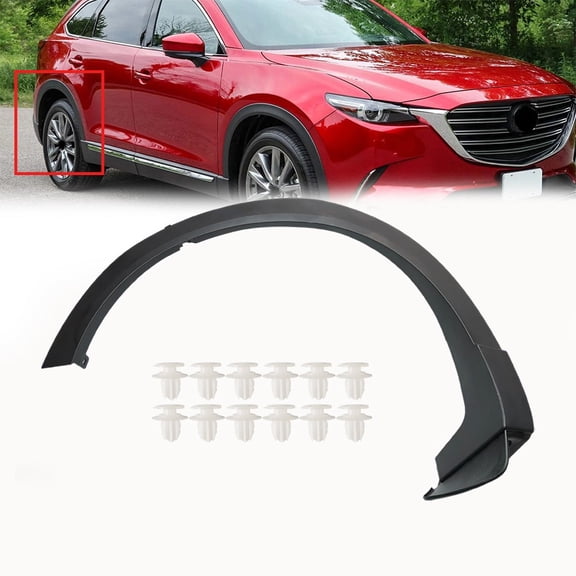 Rear Passenger RH Side Fender Opening Wheel Arch Trim For Mazda CX-9 2016-2023