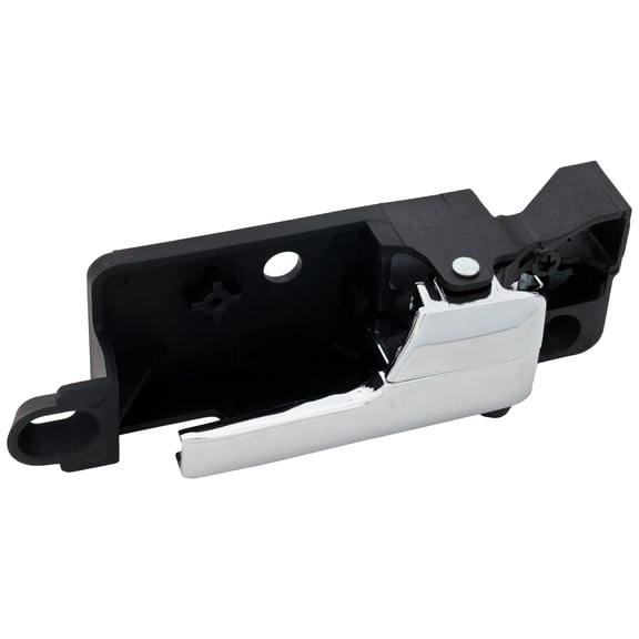 Rear Passenger Side Chrome Interior Door Handle With Door Lock Button for 2006-2009 Ford Fusion S 4 Cyl 2.3L