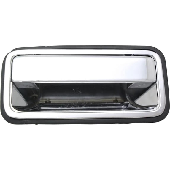 Rear Passenger Side Exterior Door Handle Compatible with 1995-2000 Chevrolet K3500 Chevrolet K2500 C3500 C2500 Tahoe Chrome Without Key Hole 15742234-PFM