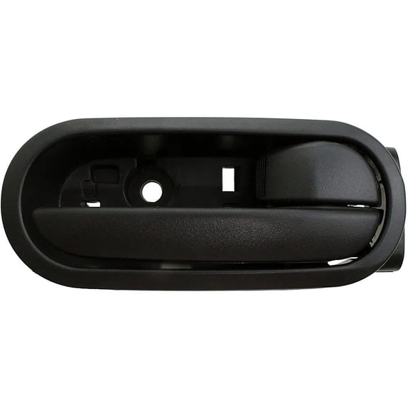 Rear Passenger Side Interior Door Handle Compatible with 2007-2012 Mazda Cx-7 Black Without Key Hole EG2172330B02 GX Grand Touring SV Sport GS GT Direct Fit Handle Assembly New