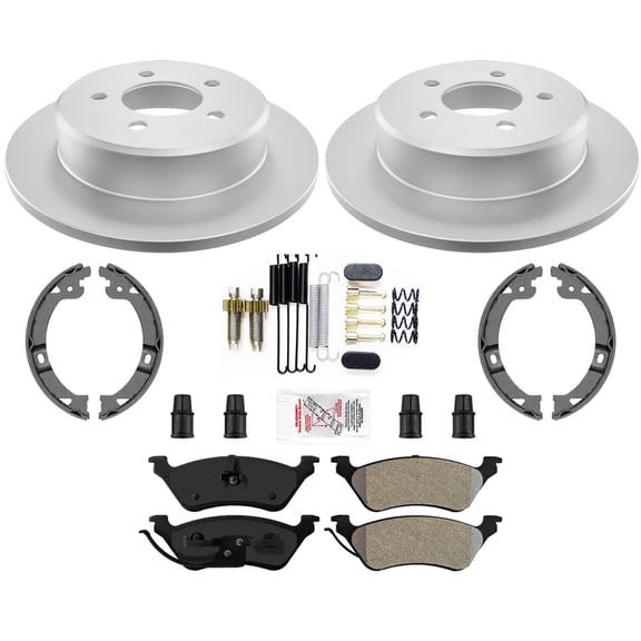Rear Performance Disc Brake Rotors Brake Pads For Chrysler Town & Country 01-07