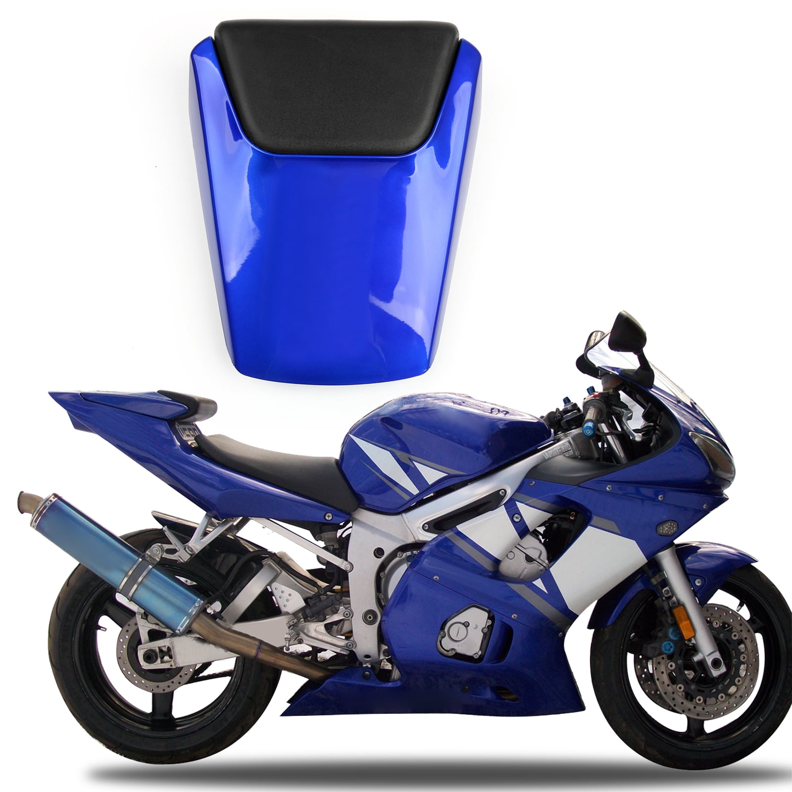 Yamaha R6 1998 Rear Rear Pillion Seat Cowl Fairing Cover For Yamaha YZF R6 1998-2002 1999 ...