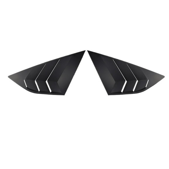 Applies to Rear Quarter Window Louvers Panel Side Vent Cover Sticker Trim For Ford Focus 12-18 ST RS Hatchback Carbon Fiber ABS