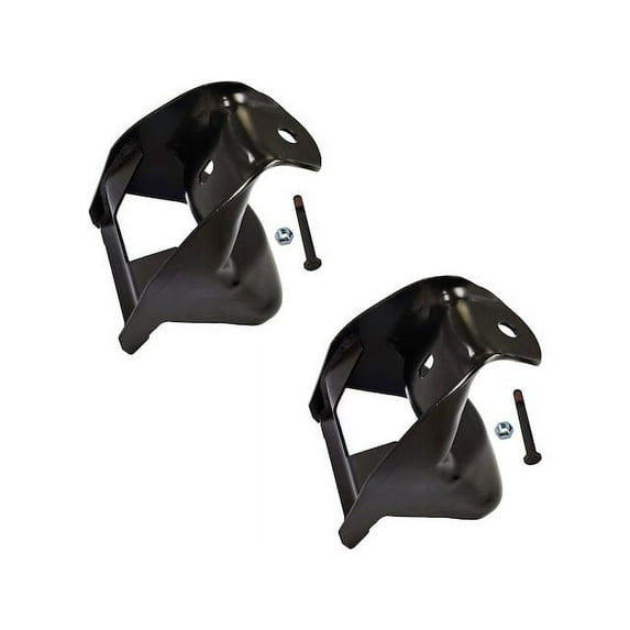 Rear Rearward Leaf Spring Hanger Set - Compatible with 1996 - 2015 Chevy Express 2500 RWD 1997 1998 1999 2000 2001 2002 2003 2004 2005 2006 2007 2008 2009 2010 2011 2012 2013 2014