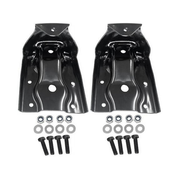 Rear Rearward Leaf Spring Hanger Set - Compatible with 1999 - 2015 GMC Sierra 1500 2000 2001 2002 2003 2004 2005 2006 2007 2008 2009 2010 2011 2012 2013 2014