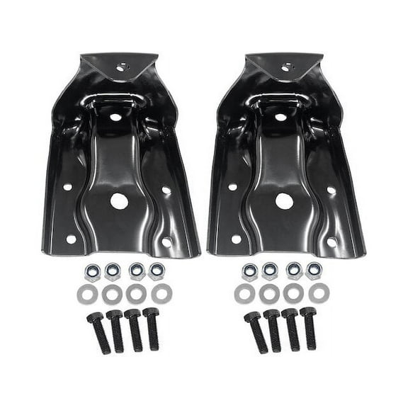 Rear Rearward Leaf Spring Hanger Set - Compatible with 1999 - 2015 GMC Sierra 1500 2000 2001 2002 2003 2004 2005 2006 2007 2008 2009 2010 2011 2012 2013 2014