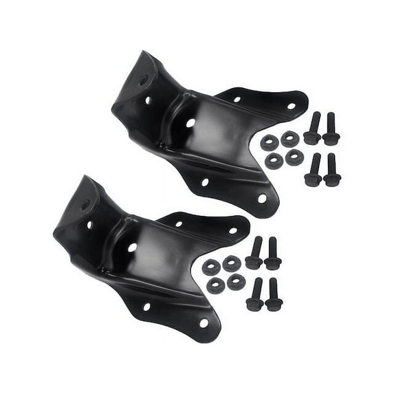 Rear Rearward Leaf Spring Hanger Set - Compatible with 1995 - 1996 Ford E-150 Econoline