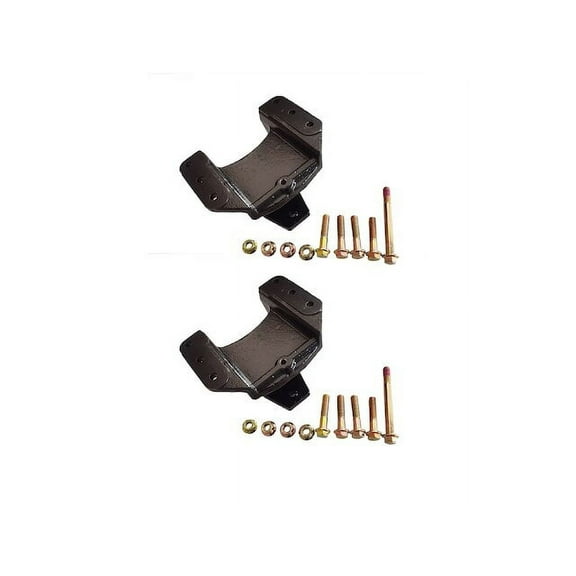 Rear Rearward Leaf Spring Hanger Set - Compatible with 2005 - 2008 Isuzu HVR 2006 2007