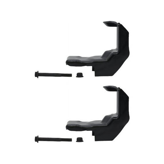 Rear Rearward Leaf Spring Hanger Set - Compatible with 2006 - 2008 Lincoln Mark LT 2007