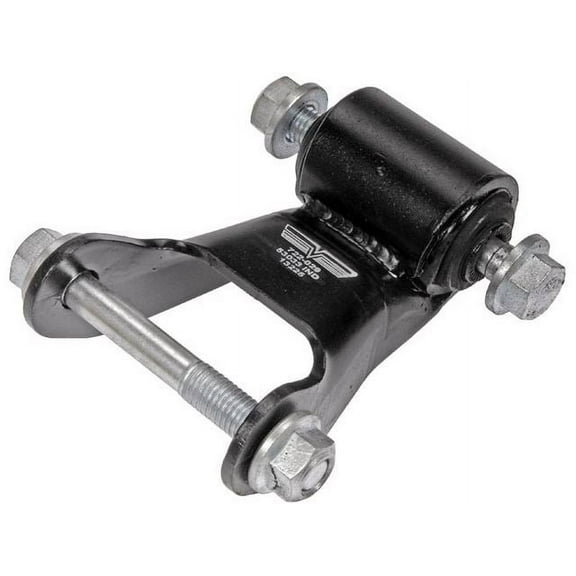 Rear Rearward Leaf Spring Shackle with Bracket and Mounting Hardware - Compatible with 1999 - 2013 GMC Sierra 1500 2000 2001 2002 2003 2004 2005 2006 2007 2008 2009 2010 2011 2012