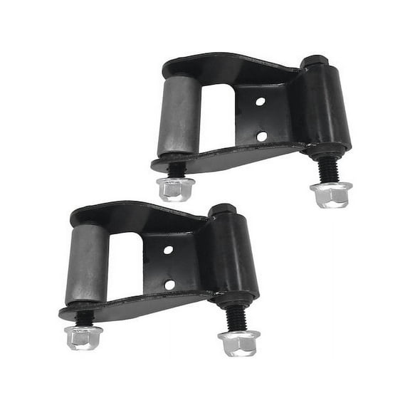 Rear Rearward Leaf Spring Shackle Set - Compatible with 1986 - 1990 Ford Bronco II 1987 1988 1989