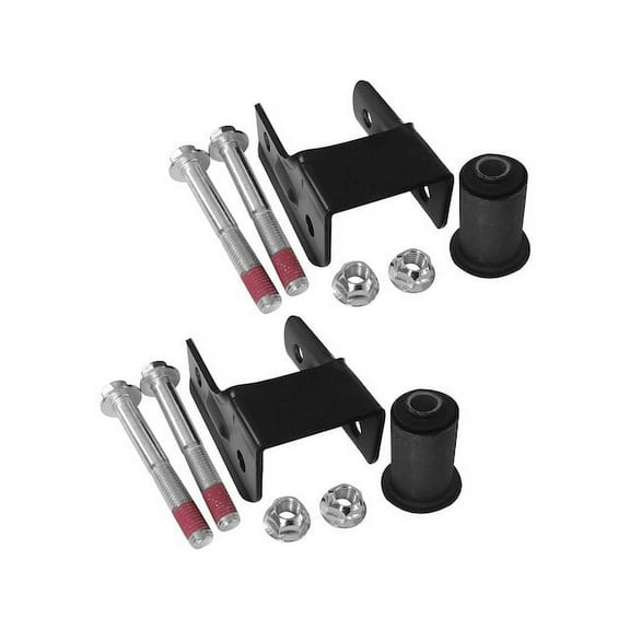 Rear Rearward Leaf Spring Shackle Set of 2 - Compatible with 2006 - 2010 Hummer H3 2007 2008 2009