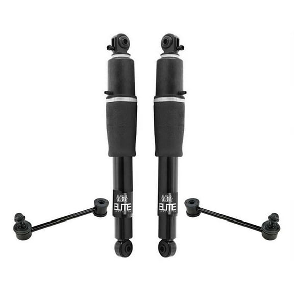Rear Reman Electronic Leveling Rear Shocks for Cadillac Escalade 4pc 02-14