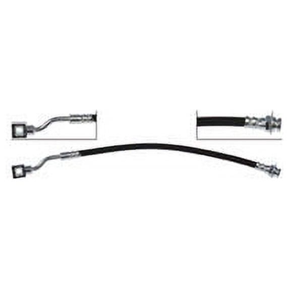 Rear Right Brake Hose - Compatible with 1999 - 2004 Chevy Silverado 2500 2000 2001 2002 2003