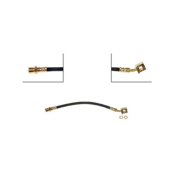 Rear Right Brake Hose - Compatible with 2007, 2009 - 2013 Chevy Avalanche 2010 2011 2012