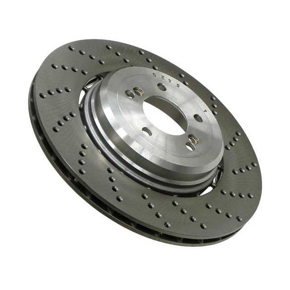 Rear Right Brake Rotor - Compatible with 2006 - 2010 BMW M6 2007 2008 2009