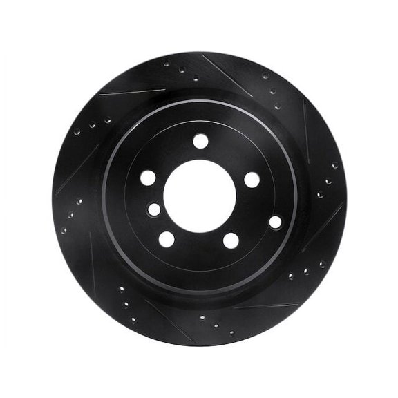 Rear Right Brake Rotor - Compatible with 2006 - 2012 Land Rover Range Rover 2007 2008 2009 2010 2011