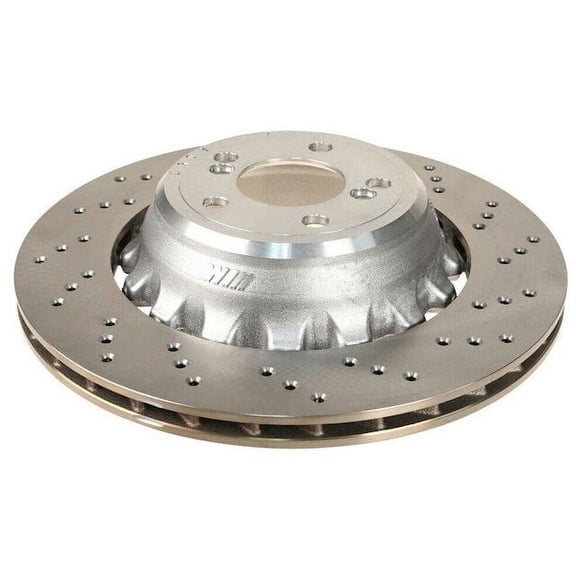 Rear Right Brake Rotor - Compatible with 2015 - 2019 BMW X6 M 4.4L V8 2016 2017 2018