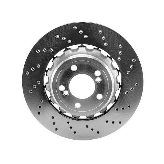 Rear Right Brake Rotor - Compatible with 2015 - 2020 BMW M4 3.0L 6-Cylinder 2016 2017 2018 2019