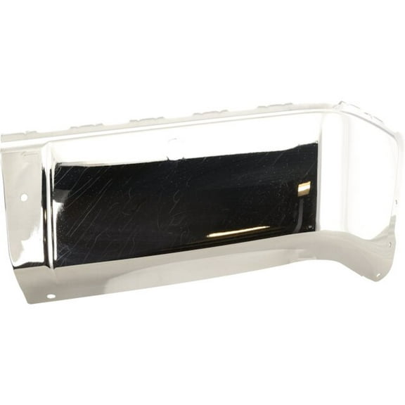 Rear Right Bumper End - Compatible with 2007 - 2013 Chevy Silverado 1500 Crew Cab Pickup 4-Door Naturally Aspirated OHV Gas 2008 2009 2010 2011 2012